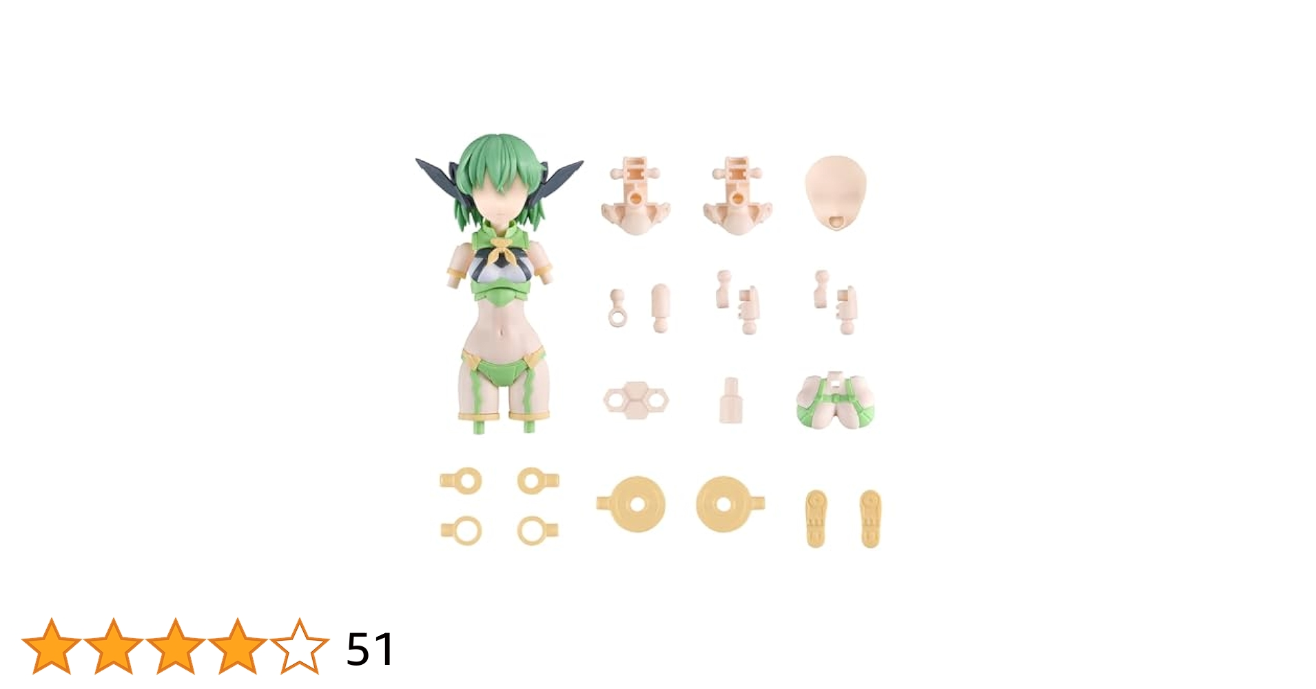 30MS 16点（本体5オプション11）セット 30MS オプションパーツセット16(フェアリーコスチューム)[カラー